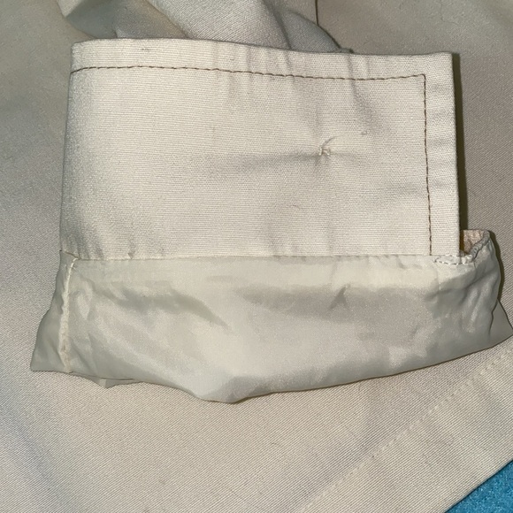 LONDON FOG weatherproof vintage zip up long sleeve stylish beige jacket size 40 - Picture 7 of 14